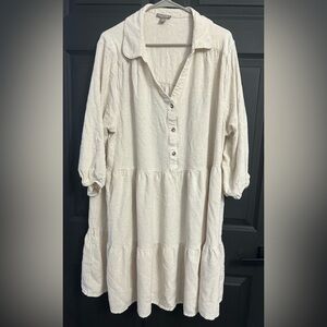 Falls Creek Cream Midi Dress